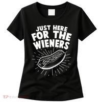 Funny Just Here For The Wieners Hotdog Lover Bbq Women's T-Shirt thumb 0