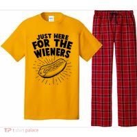 Funny Just Here For The Wieners Hotdog Lover Bbq Pajama Set thumb 0