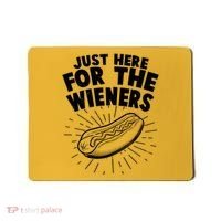 Funny Just Here For The Wieners Hotdog Lover Bbq Mousepad thumb 0
