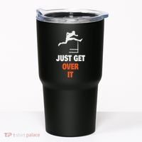 Funny Jumping Hurdles Just Get Over It Tumbler thumb 0