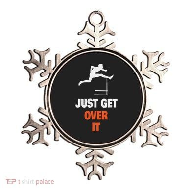 Funny Jumping Hurdles Just Get Over It Ornament