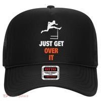 Funny Jumping Hurdles Just Get Over It Hat thumb 0