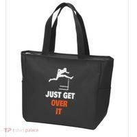 Funny Jumping Hurdles Just Get Over It Tote Bag thumb 3