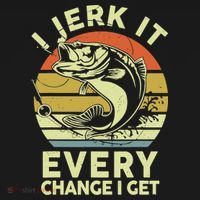 Fishingshirt Jerk It Every Chance I Get Bass Fish Funny Dad Backpack thumb 2