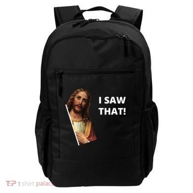 Funny Jesus I Saw That Meme Design Backpack