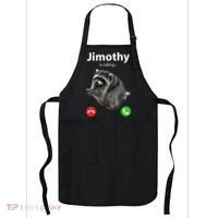 Funny Jimothy Is Calling Raccoon Viral Meme Apron thumb 0