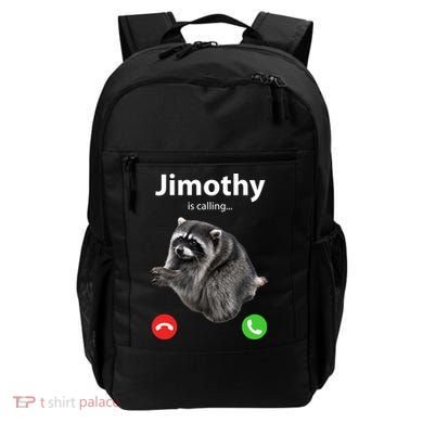 Funny Jimothy Is Calling Raccoon Viral Meme Backpack