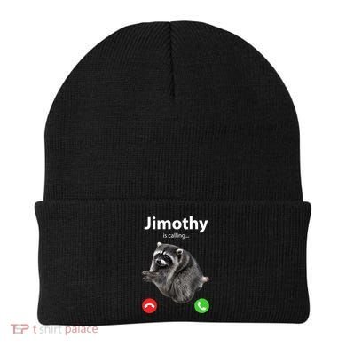 Funny Jimothy Is Calling Raccoon Viral Meme Beanie