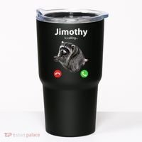 Funny Jimothy Is Calling Raccoon Viral Meme Tumbler thumb 0