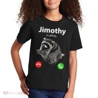 Funny Jimothy Is Calling Raccoon Viral Meme Kids T-Shirt thumb 2