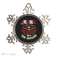 Festive Jesus Is The Reason For The Season Ornament thumb 0