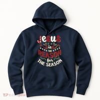 Festive Jesus Is The Reason For The Season Hoodie thumb 0