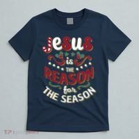 Festive Jesus Is The Reason For The Season T-Shirt thumb 5