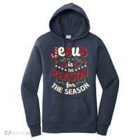 Festive Jesus Is The Reason For The Season Women's Hoodie thumb 0