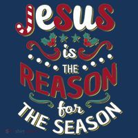 Festive Jesus Is The Reason For The Season Women's Hoodie thumb 2