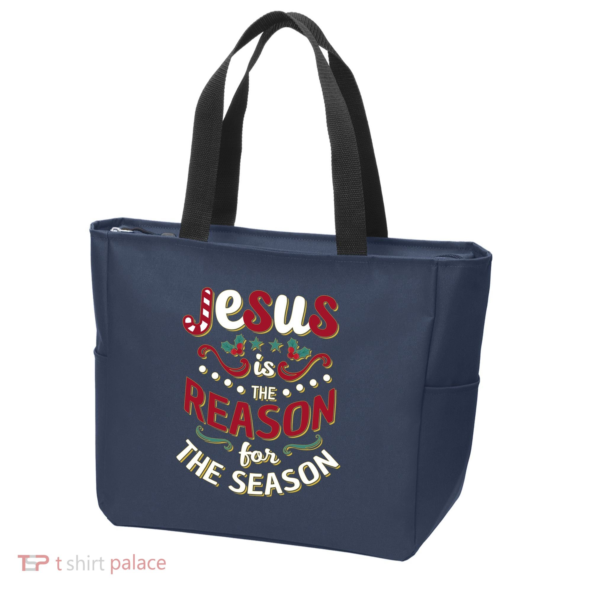 Festive Jesus Is The Reason For The Season Tote Bag