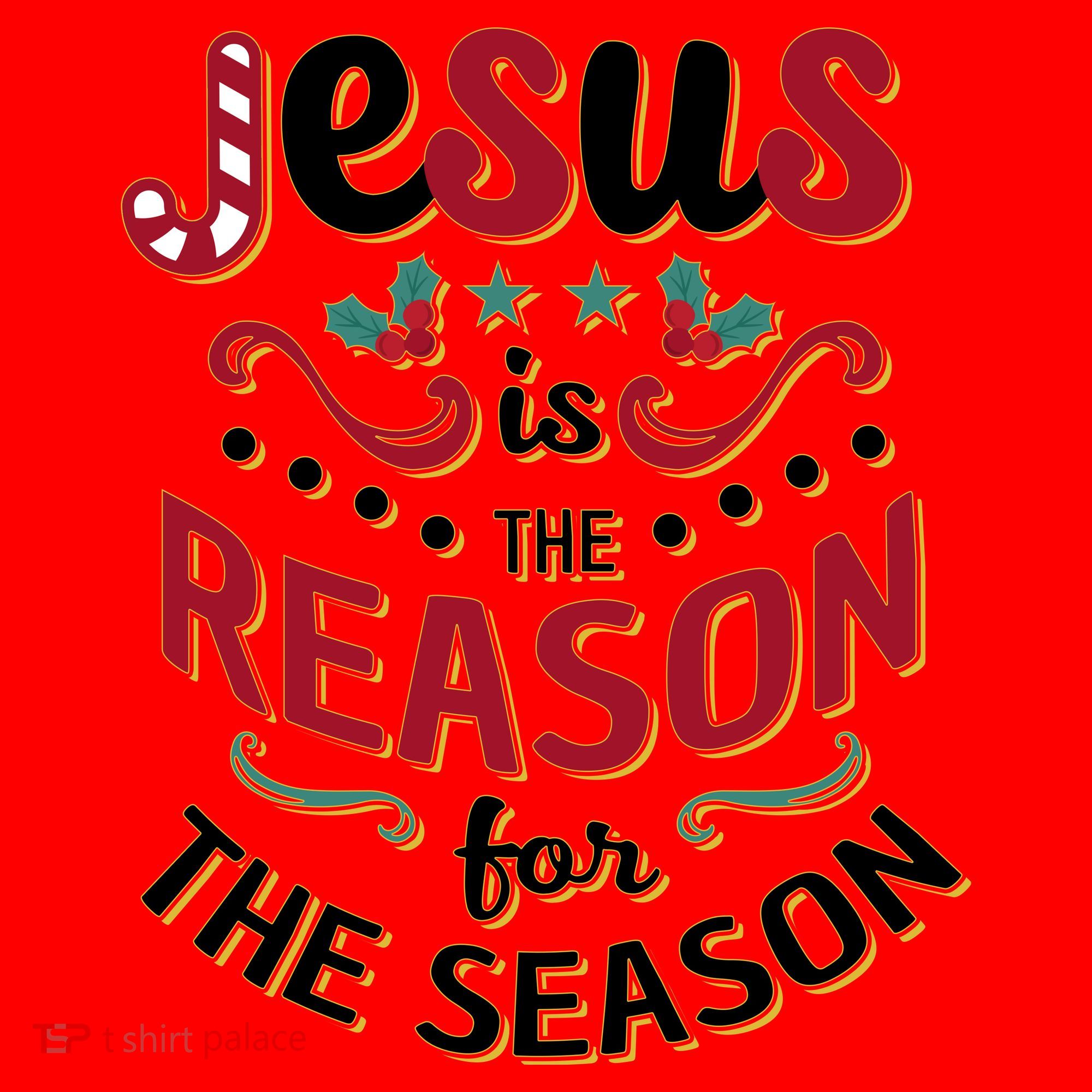 Festive Jesus Is The Reason For The Season Santa Hat