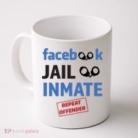 Facebook Jail Inmate Repeat Offender Coffee Mug thumb 0