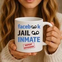 Facebook Jail Inmate Repeat Offender Coffee Mug thumb 3
