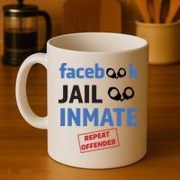 Facebook Jail Inmate Repeat Offender Coffee Mug thumb 4