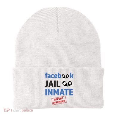 Facebook Jail Inmate Repeat Offender Beanie