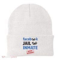 Facebook Jail Inmate Repeat Offender Beanie thumb 0