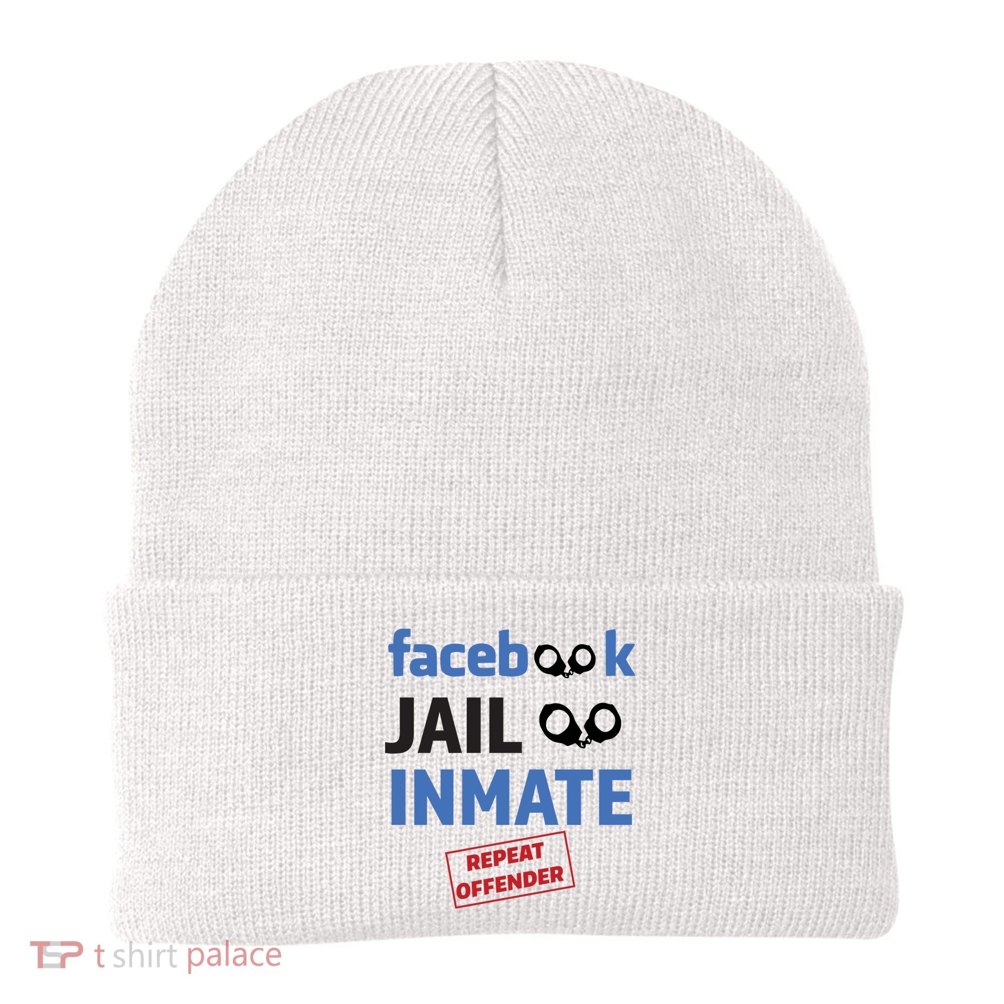 Facebook Jail Inmate Repeat Offender Beanie