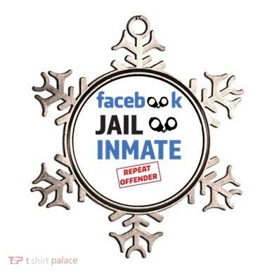 Facebook Jail Inmate Repeat Offender Ornament