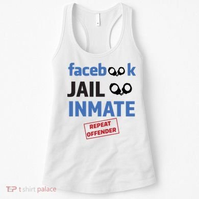 Facebook Jail Inmate Repeat Offender Women's Tank Top