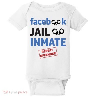 Facebook Jail Inmate Repeat Offender Baby Bodysuit