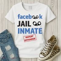 Facebook Jail Inmate Repeat Offender Women's T-Shirt thumb 3