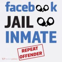 Facebook Jail Inmate Repeat Offender Kids T-Shirt thumb 4