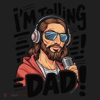 Funny Jesus IM Telling Dad Religious Women's Sweatshirt thumb 2