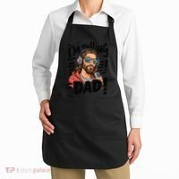 Funny Jesus IM Telling Dad Religious Apron thumb 2