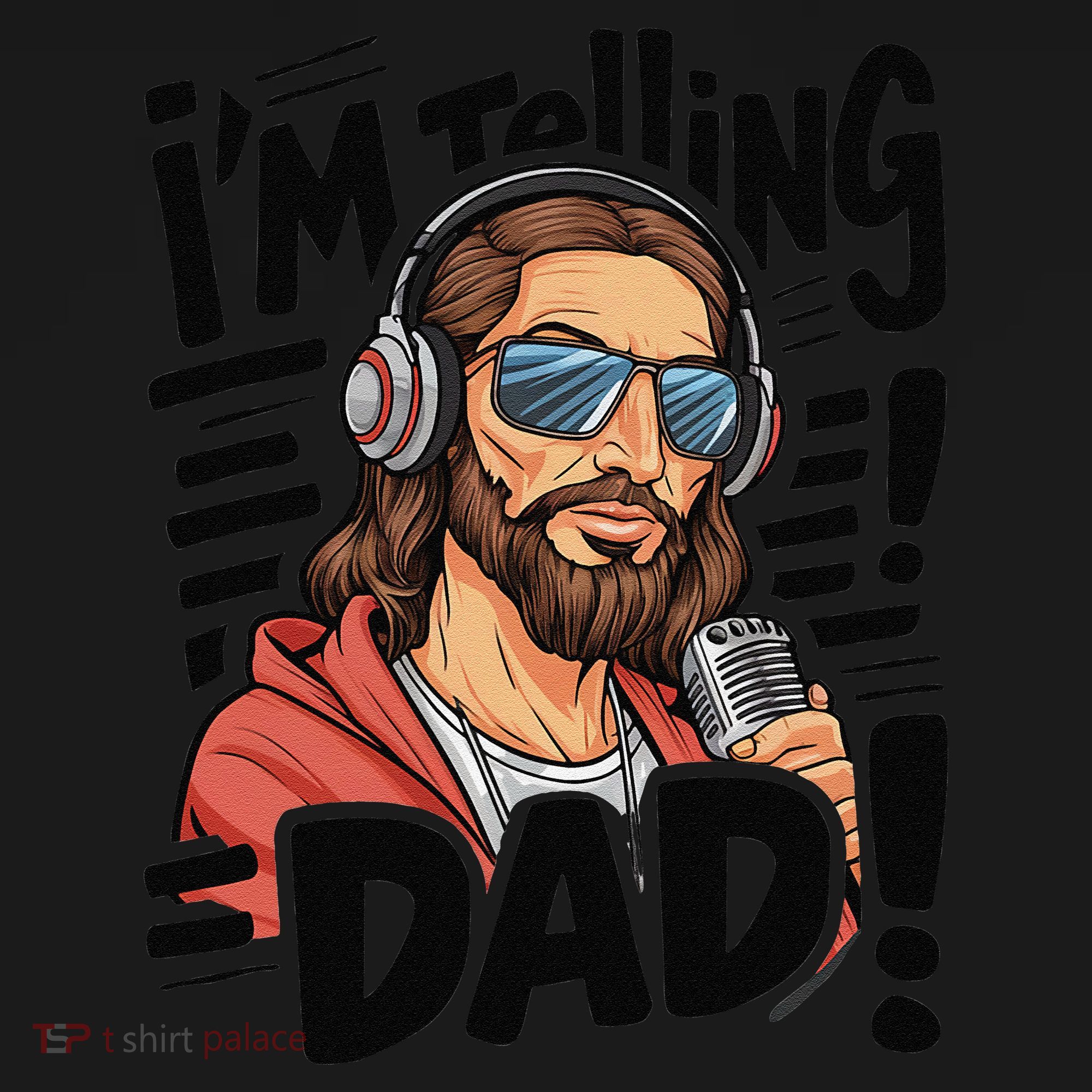 Funny Jesus IM Telling Dad Religious Backpack