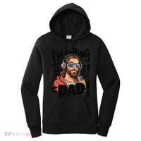 Funny Jesus IM Telling Dad Religious Women's Hoodie thumb 0