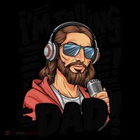 Funny Jesus IM Telling Dad Religious Toddler Hoodie thumb 2