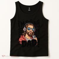 Funny Jesus IM Telling Dad Religious Tank Top thumb 2