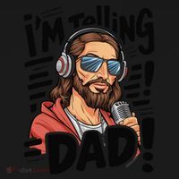 Funny Jesus IM Telling Dad Religious Visor thumb 3