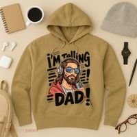 Funny Jesus IM Telling Dad Religious Hoodie thumb 3
