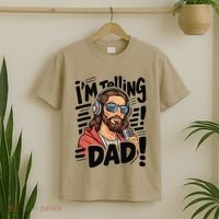 Funny Jesus IM Telling Dad Religious T-Shirt thumb 2