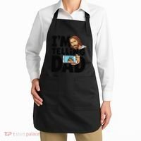 Funny Jesus IM Telling Dad Religious Apron thumb 2