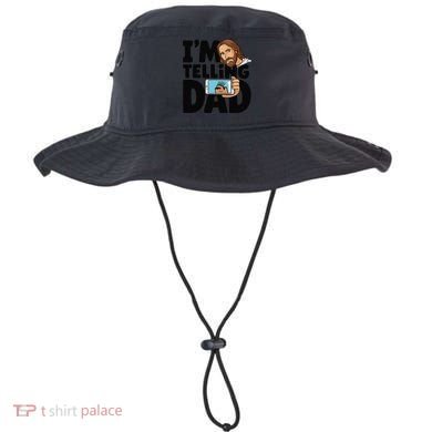 Funny Jesus IM Telling Dad Religious Bucket Hat