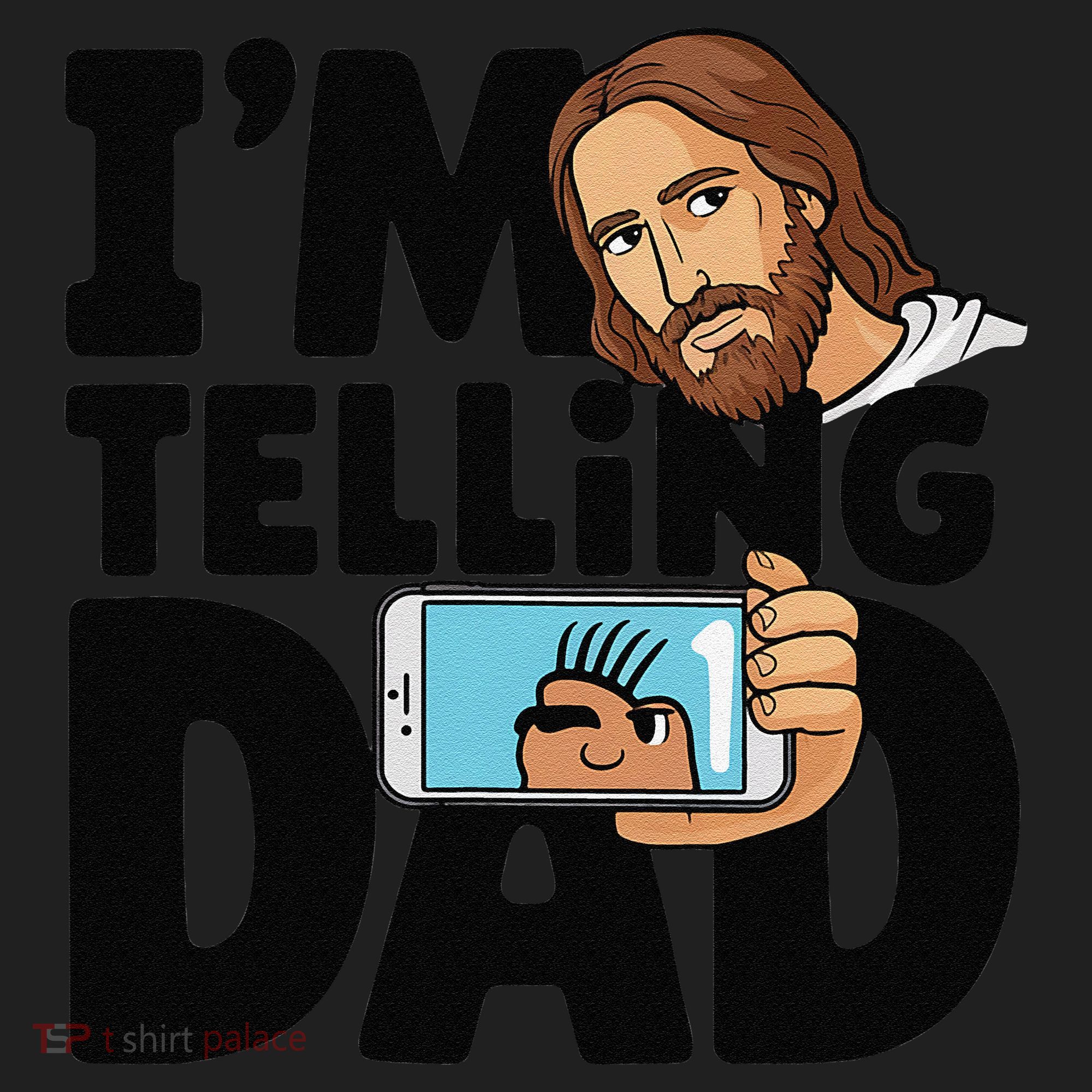 Funny Jesus IM Telling Dad Religious Beanie