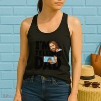 Funny Jesus IM Telling Dad Religious Women's Tank Top thumb 2