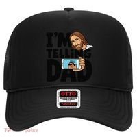 Funny Jesus IM Telling Dad Religious Hat thumb 0