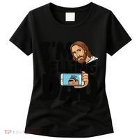 Funny Jesus IM Telling Dad Religious Women's T-Shirt thumb 0