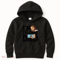 Funny Jesus IM Telling Dad Religious Kids Hoodie thumb 0