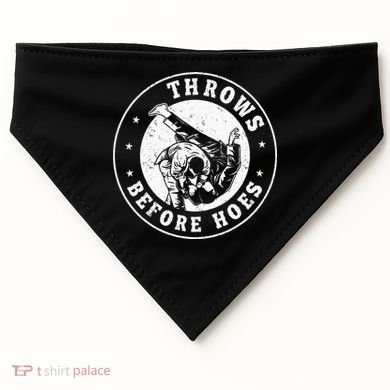 Funny Jiu Jitsu Judo Martial Arts USA-Made Doggie Bandana