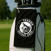 Funny Jiu Jitsu Judo Martial Arts Golf Towel thumb 2